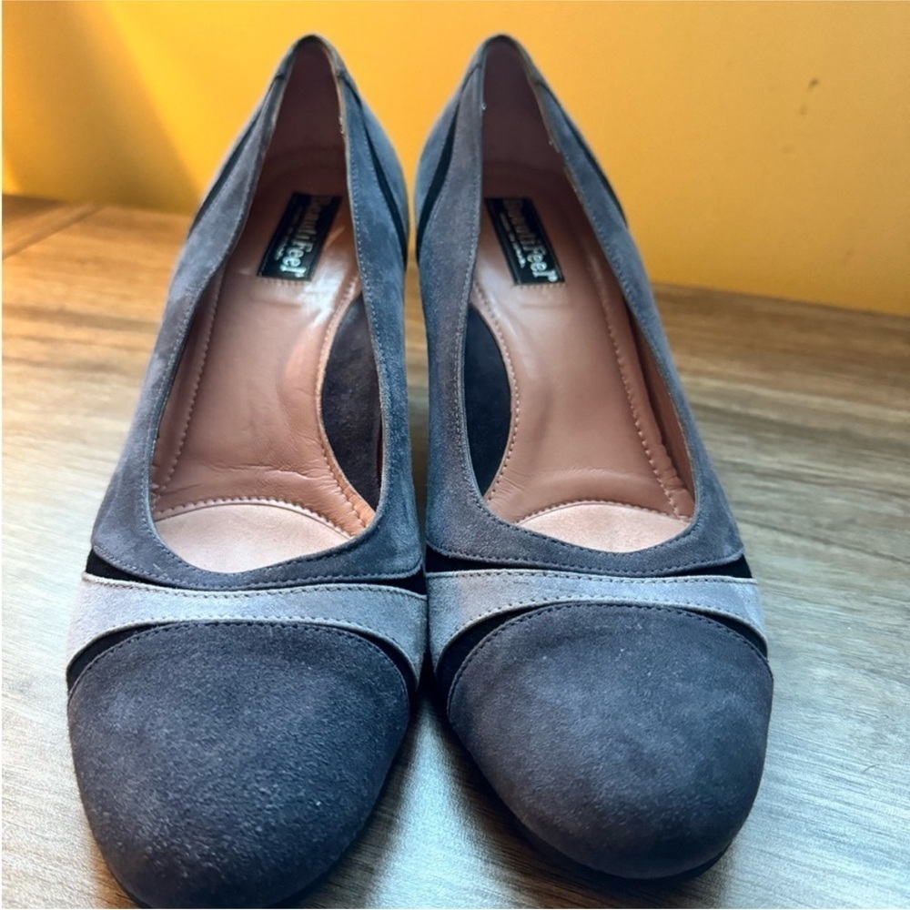 BeautiFeel Grey Suede heels (2.5”). Size EU41